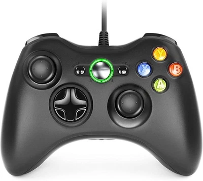 Xbox Wired Controller 360 Ergonomics Design Built In Dual Vibration Motors - Image 1 of 4