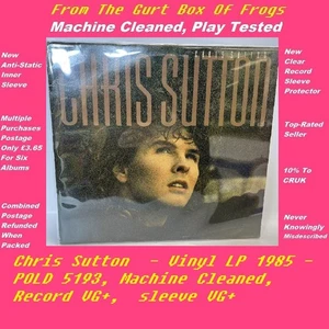 Chris Sutton  - Vinyl LP 1985 - POLD 5193 - VG+/VG+ - Picture 1 of 10