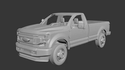 1/25 Scale 3D Printed 2022 Ford F-350 Single Cab Kit - Image 1 of 3