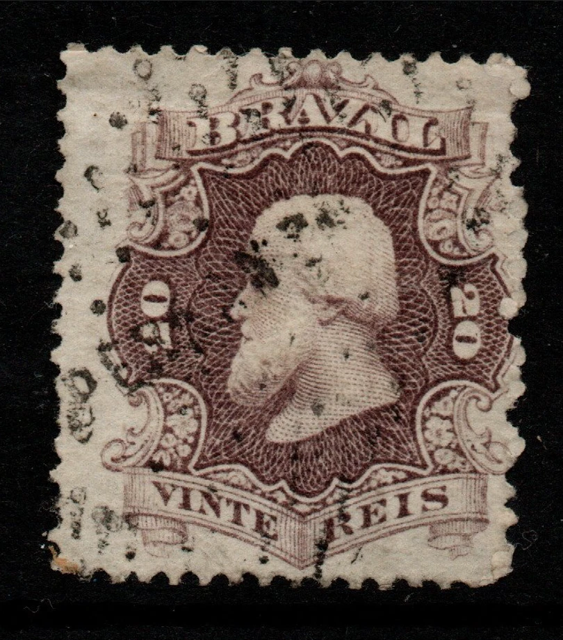Brazil SC# 54a Unlisted Slate Violet Used - S42153 - Image 1 of 1