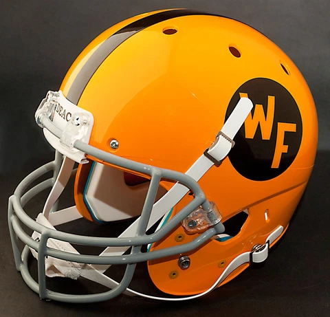 WAKE FOREST DEMON DEACONS 1964 Schutt AiR XP Authentic GAMEDAY Football Helmet Cover