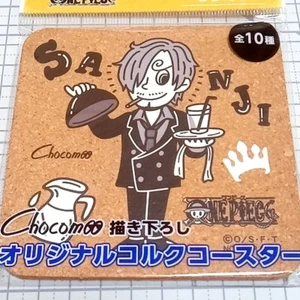 One Piece × Kocha-Kaden Sanji Cork Coaster Not For Sale - Picture 1 of 3