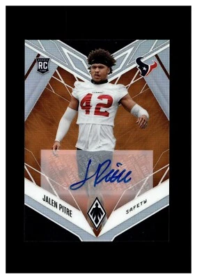 2022 Panini Phoenix Autographs Orange #193 Jalen Pitre RC /50 Houston Texans - Image 1 of 2