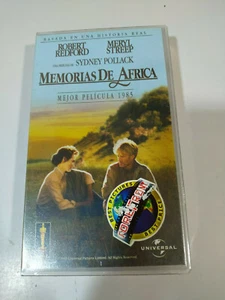 Mémoires D'Afrique Robert Redford Meryl Streep Pollack VHS Espagnol Neuf 3T - Photo 1/10