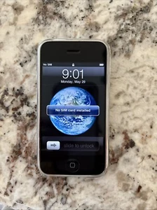 Apple iPhone 2G 1st Generation 16GB Black (Unlocked) used mobile phone IOS 3.1.3 - Afbeelding 1 van 5