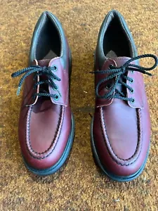 RED WING Moc-Toe Oxford Shoes Super Sole Size 10.5D Steel Toe New W/ Box - Picture 1 of 10