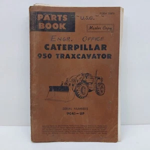 CAT Caterpillar 950 Traxcavator Parts Book SN 90A1-UP 1965 Master Copy - Picture 1 of 9