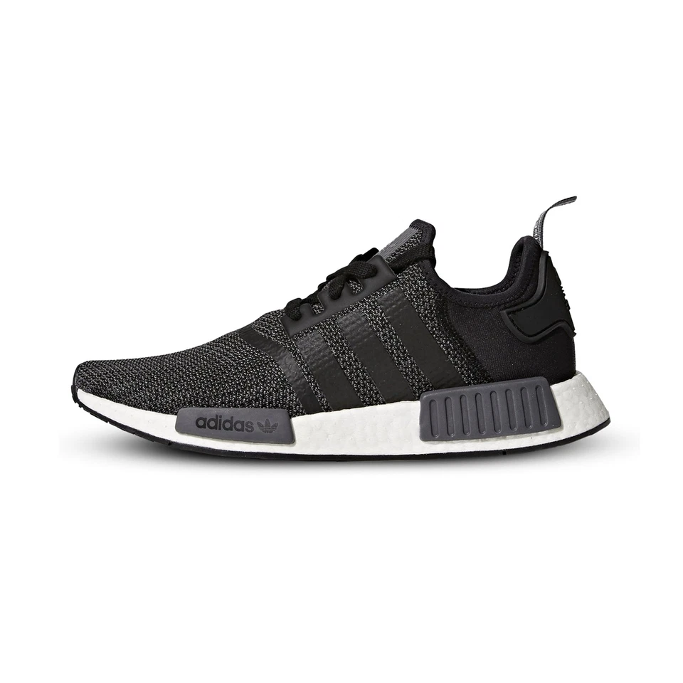 [B79758] Tenis para correr Adidas Originales NMD_R1 para hombre - Negro Carbono Blanco Foto 1 de 4