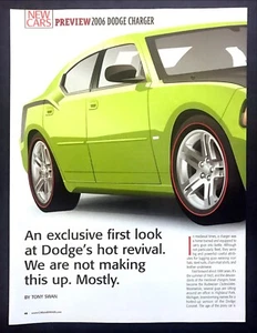2006 Dodge Charger Sedan Road Test Technical Data Photos Review Article - Picture 1 of 1