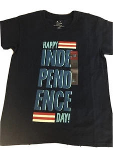 Happy Independence Day Tee Shirt Youth Small - Picture 1 of 3