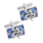  Snake Diamond Cufflinks Suits French Studs Shirt Neckties for Men Alloy