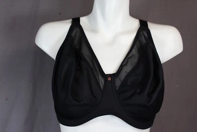 Elomi #4301 Underwired Unlined Side Support Full Coverage Bra USA size 36i - Image 1 of 4