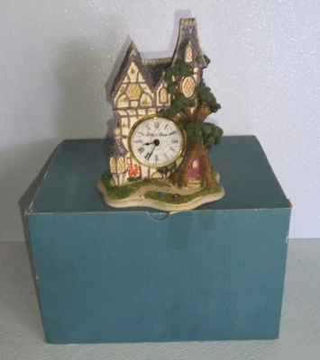 Father Time Oak Tree House Clock 1991 Lon Hebert Britain VTG Boxed Woodland Art - Image 1 of 4