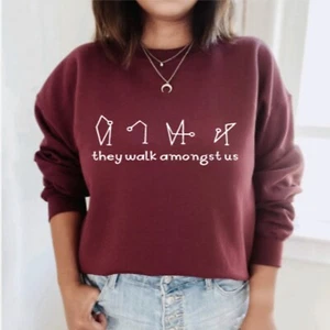 Archangels They Walk Amongst Us Unisex Maroon Fleece Sweatshirt , Archangel - Picture 1 of 5