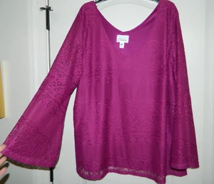 Blusa donna rosa caldo taglia 3X - nuova con etichetta - Foto 1 di 6