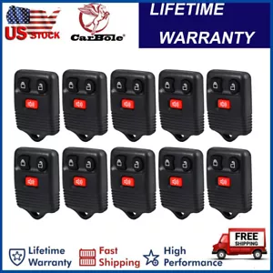 Set of 10 For 1998-2005 Ford F150 F250 F350 Remote Key Fob CWTWB1U212 CWTWB1U345 - Picture 1 of 14