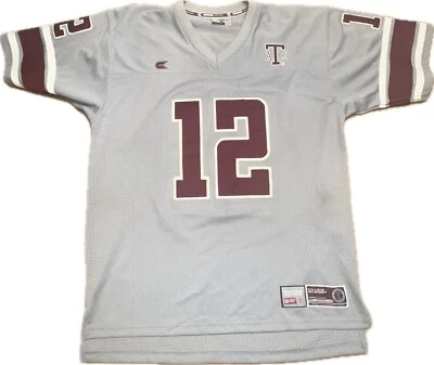 Camiseta de fútbol cosida vintage de Texas A&M Aggies talla L 12º hombre camiseta TAMU Foto 1 de 4