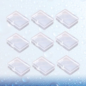 Contenedor de almacenamiento colgante de 20 piezas cajas con bisagras vacías transparentes - Imagen 1 de 11