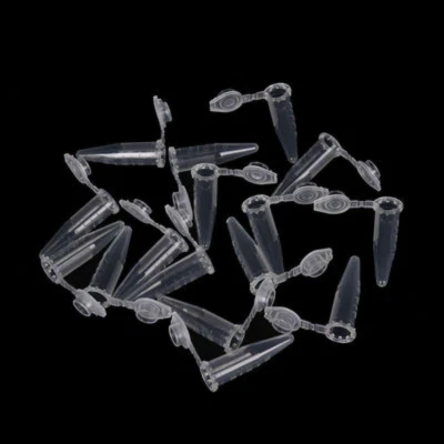 50pcs Micro Plastic Test Tube Centrifuge Vial Snap Cap Container for Laboratory - Image 1 of 4