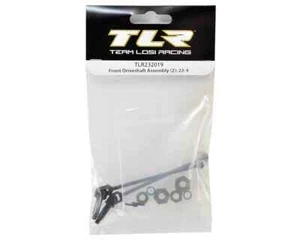 Team Losi Racing 4wd Buggy  Front Driveshaft Assembly (2): 22-4 TLR232019 - Picture 1 of 2