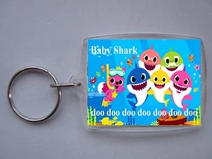 Baby Shark, novedad, doo doo doo, canción, regalo, diversión, llavero fotográfico/imán nevera - Imagen 1 de 4