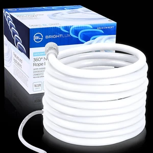 LED Rope Light, 16.4Ft Neon Rope Light, Daylight, 6000K, Bright, Indoor or Outdo - Picture 1 of 6