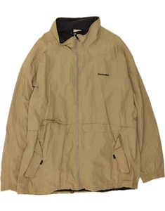 DIADORA Mens Rain Jacket UK 42 XL Khaki Polyester DM26 - Picture 1 of 4