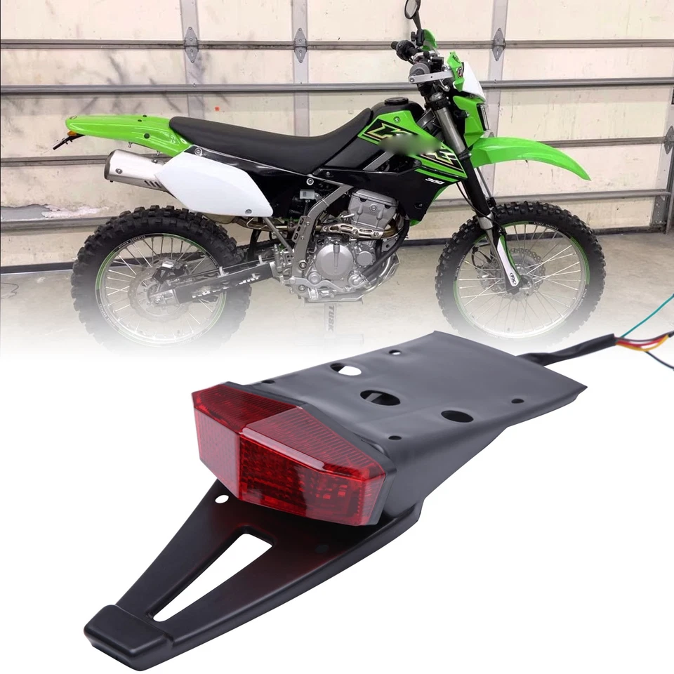 后挡泥板 LED 刹车尾灯适用于川崎 KLX 110 125 150 230 250 300 400  — 第 1/4 张图片