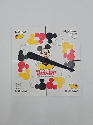 Vintage Disney Mickey Mouse Twister Game Spinner Replacement Piece 2003 Hasbro  - Image 1 of 4