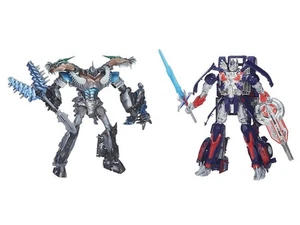 Leader Class Optimus and Grimlock | Transformers 4 Age of Extinction AOE | Hasbr - Picture 1 of 9