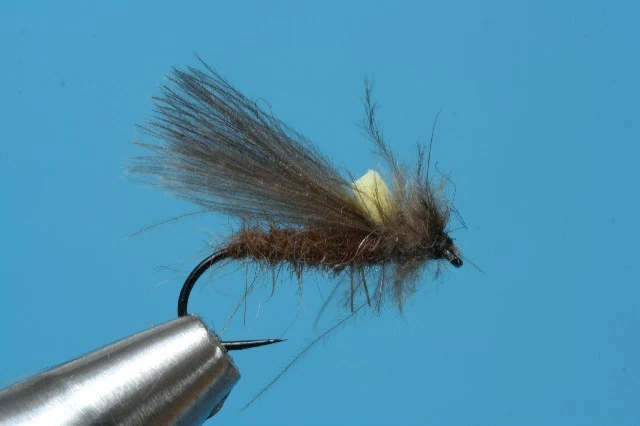 Fliegentom Trockenfliege 3 Stück - braune CDC Sedge - Bild 1 von 1