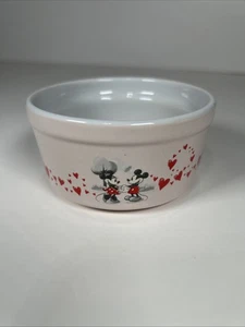 Disney Mickey Minnie Mouse Herzen 4 Szenen Zrike Schüssel 3,75 Zoll - Bild 1 von 6