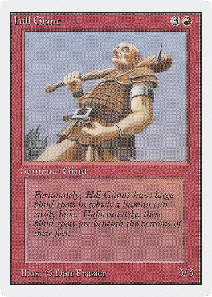 Hill Giant (MP) Unlimited Edition 2ED Magic MTG - Image 1 of 1