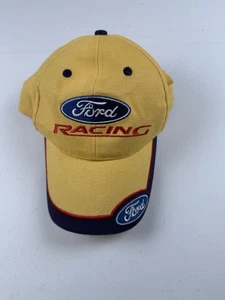 Falcon Ford Racing Hat Cap Yellow Strap Logo - Picture 1 of 3