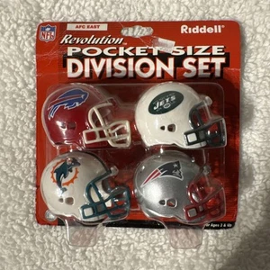 CASCO RIDDELL NFL TAMAÑO BOLSILLO AFC EAST DIVISION NUEVO EN CAJA - Imagen 1 de 11