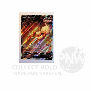 Flareon v SWSH179 Sword & Shield Black Star Promo Holo Card NM Condition - Picture 1 of 2