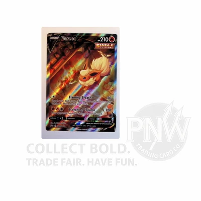 Flareon v SWSH179 Sword & Shield Black Star Promo Holo Card NM Condition - Image 1 of 2