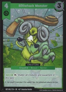 Billiwhack Monster 063/214 Holo MZ1 Metazoo Base Set - Picture 1 of 2