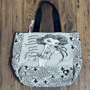 Vintage Harajuku Lovers Bag Small Canvas Heart Print Purse Japan Handbag Y2K - Picture 1 of 10