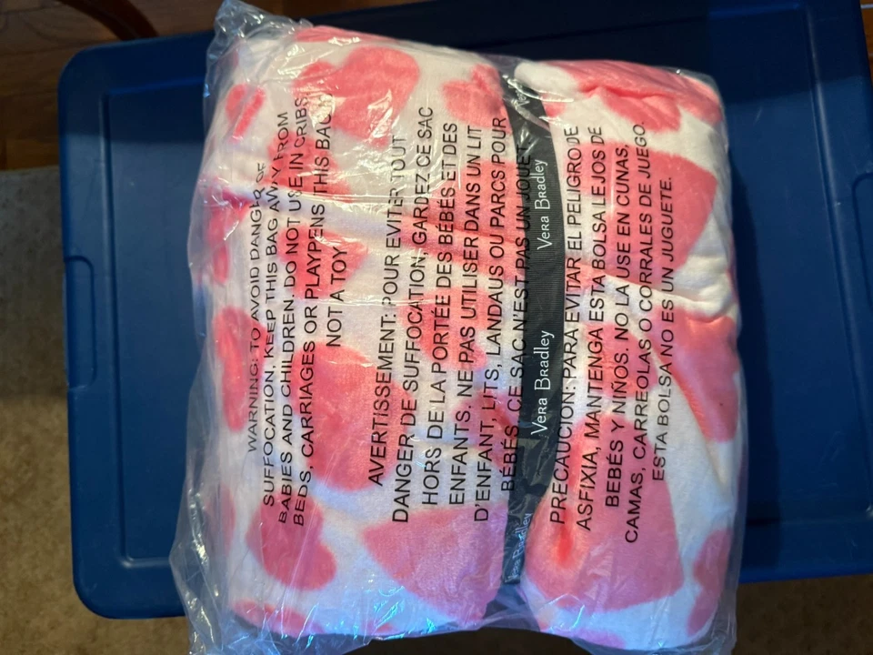 Cobertor Vera Bradley - Novo com etiquetas - Na embalagem - Imagem 1 de 1