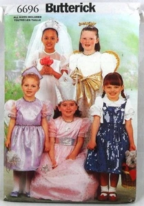 Butterick 6696 Bride, Angel, Fairy, Princess and Dorothy Costume, breast 21-25.5 - Picture 1 of 1