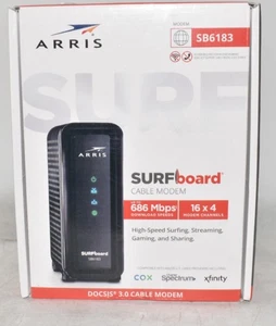 Arris Surfboard Cable Modem(Up To 686 Mbps) NIB (4597A) - Picture 1 of 5