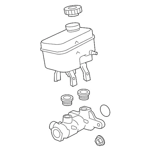 For Jeep Liberty 2012 Mopar 68091278AE Brake Master Cylinder Foto 1 de 2