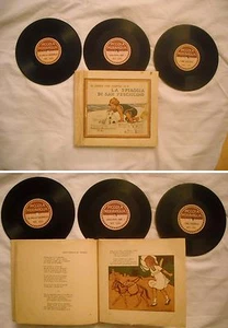 LA SPIAGGIA DI SAN PESCIOLINO - LIBRI + 3 DISCHI - ANNO 1918 Illustratore Rivolo - Picture 1 of 1
