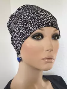 Leichte CHEMO MÜTZE Kopfbedeckung Cap weich bequem Chemomütze Einlagig Mia NEU - Bild 1 von 5