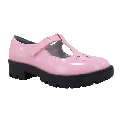 NUEVO Zapatos de Vestir Big Girls Pop Kid Dakoda Rosa Brillante, Talla 3 Foto 1 de 4
