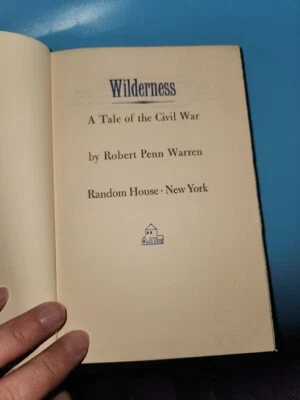 Vintage 1961 Book "Wilderness" Tale of the Civil War by Robert Penn Warren EB1 - Image 1 of 4