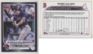 2022 Topps Series 1 Future Stars Royal Blue Bobby Dalbec #7