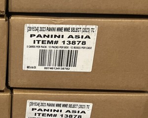 2023 Panini Select WWE Wrestling Tmall Asia Exclusive - Sealed Case - 12 Boxes