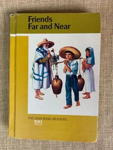 Friends Far and Near 1966 Ginn Basic Reader Mid Century Elementary School - Imagen 1 de 1
